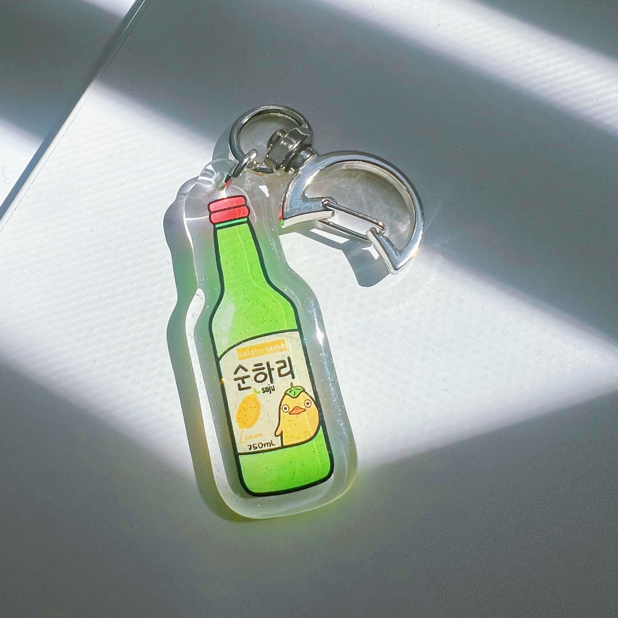 Lemon Soju Spirit Acrylic Charm