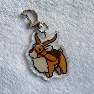 Forest Elk Acrylic Charm