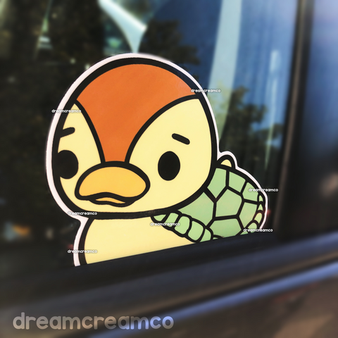 Turtleduck Peeker Sticker