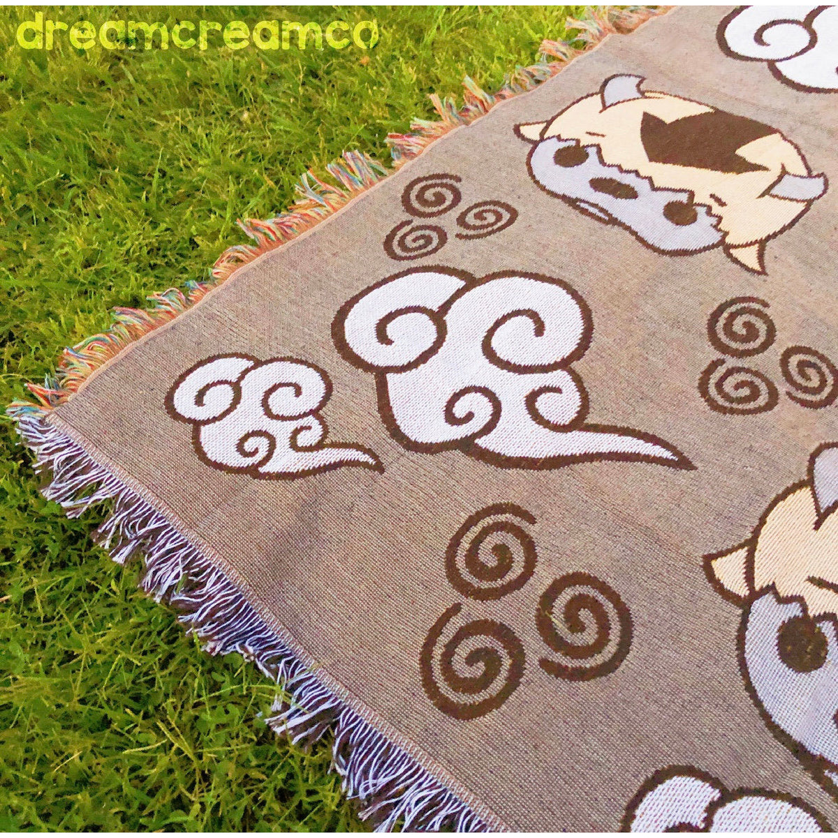 Appa Sky Bison Woven Throw Blanket – dreamcreamco